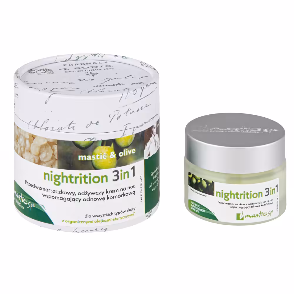 NIGHTRITION 3 IN 1 Przeciwzmarszczkowy, odżywczy krem na noc, wspomagający odnowę komórkową