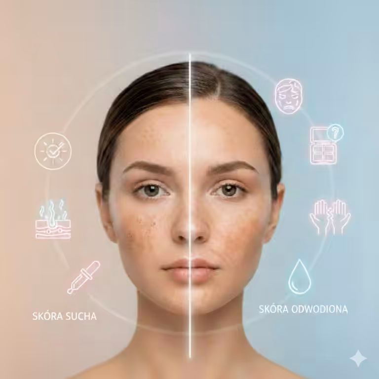 Skóra sucha a odwodniona – dlaczego to nie to samo